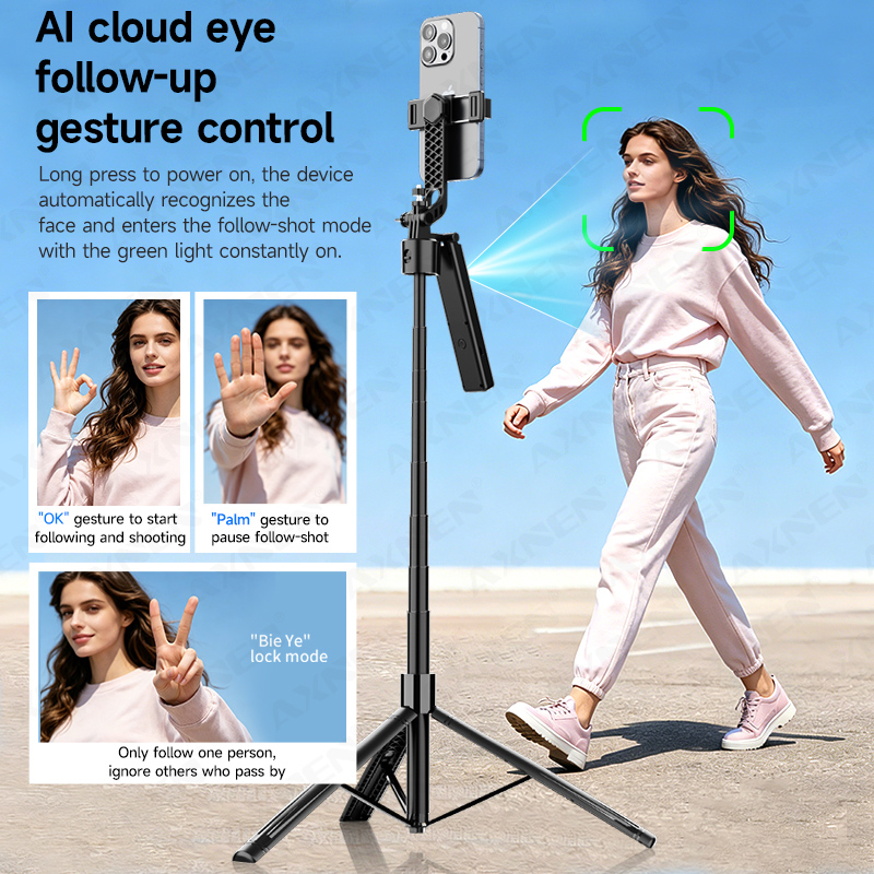 AI Tracking Gimbal Selfie Stic - Photography Prompt review and price