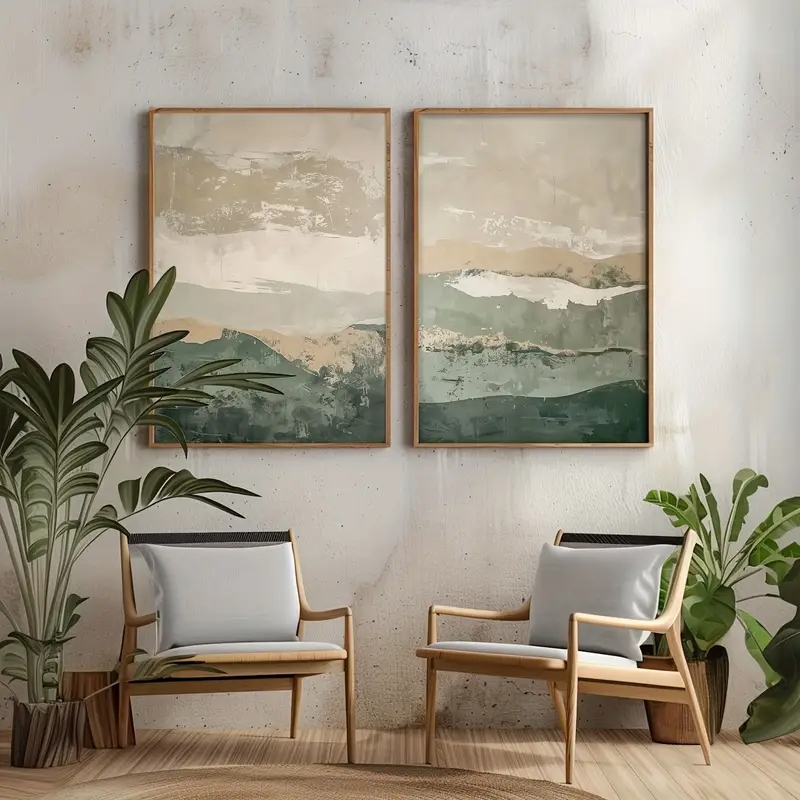 2pcs/set Wabi Sabi Abstract Ge - Photography Geometry review and price