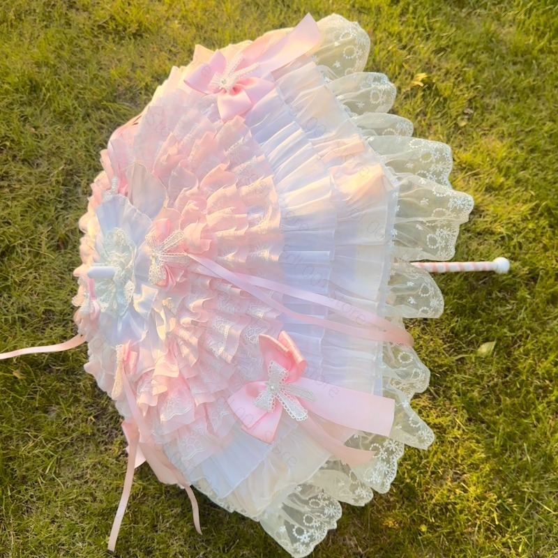 Pink White Butterfly Umbrella  - Photography Umbrella review and price
