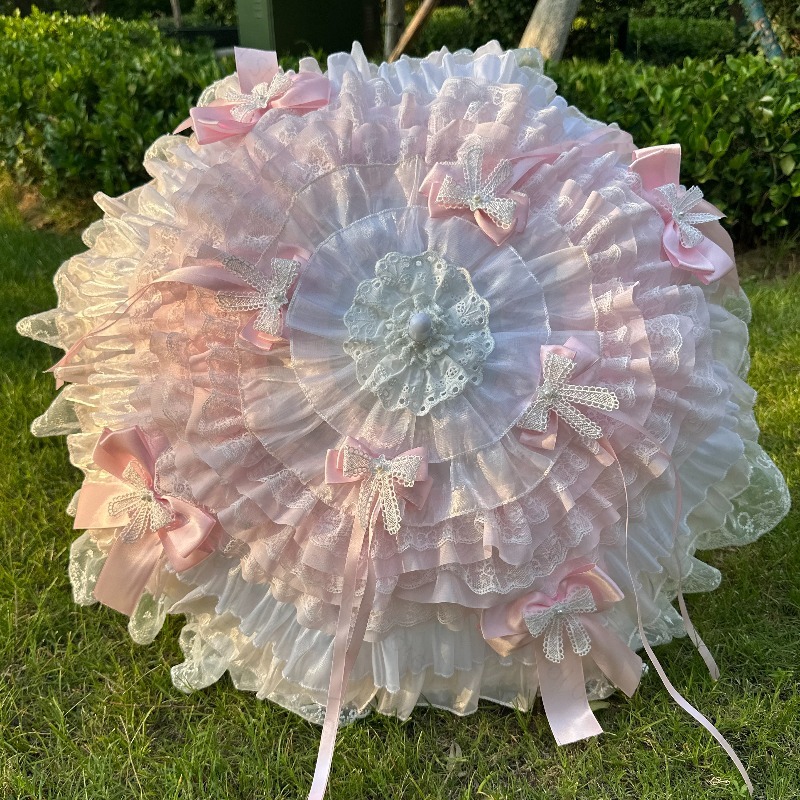 Pink White Butterfly Umbrella  - Photography Umbrella review and price