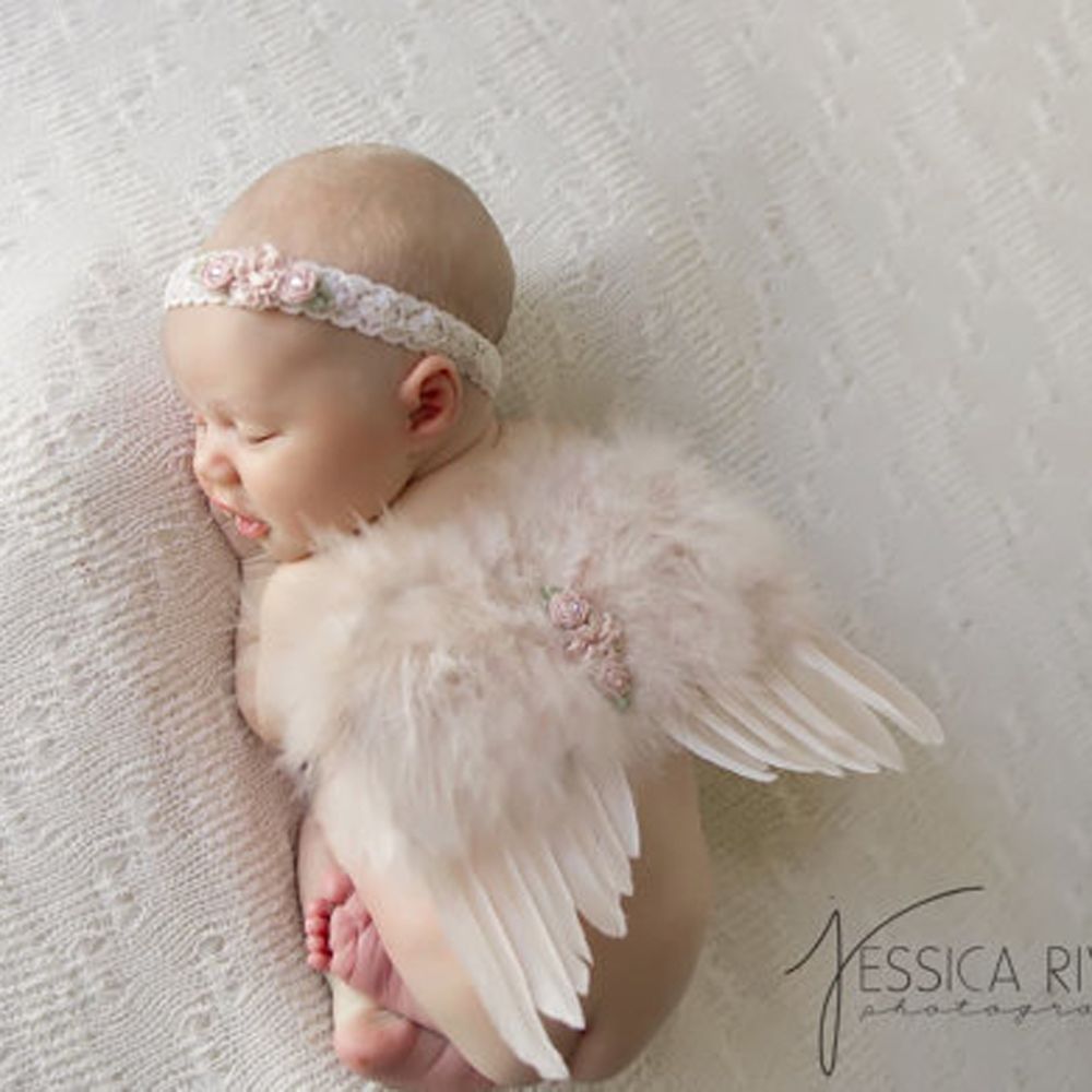 2pcs/set Cute Newborn Angel Fe - Photography Cheat Sheet review and price