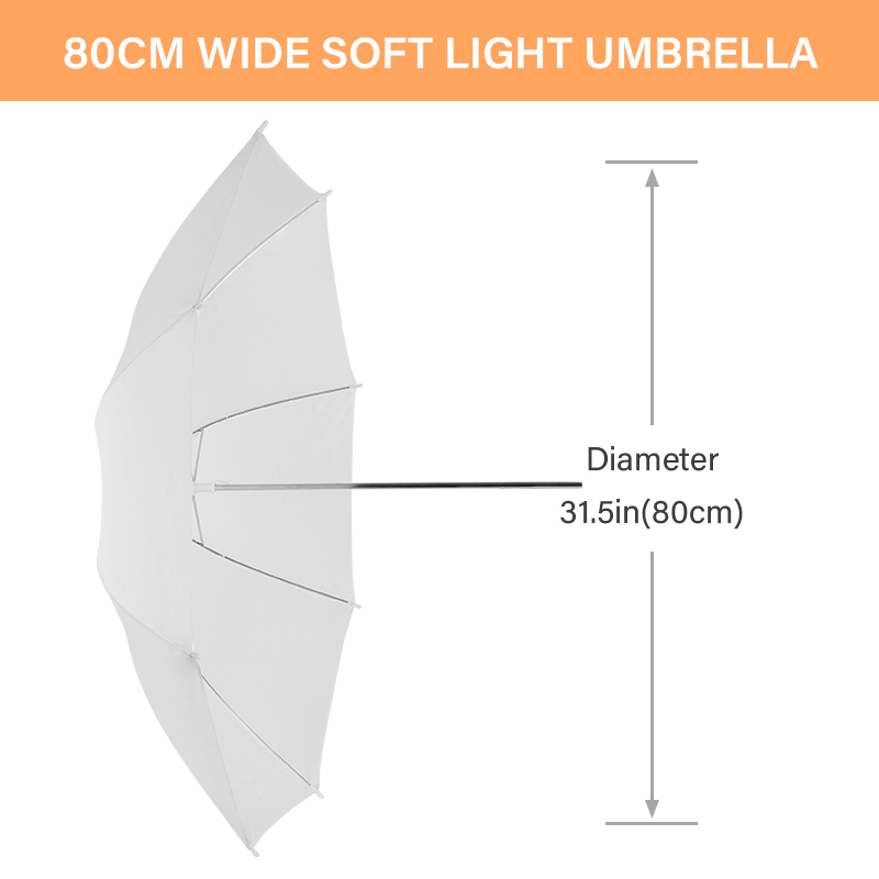 76 * 80cm X4 Transparent White - Photography Umbrella review and price