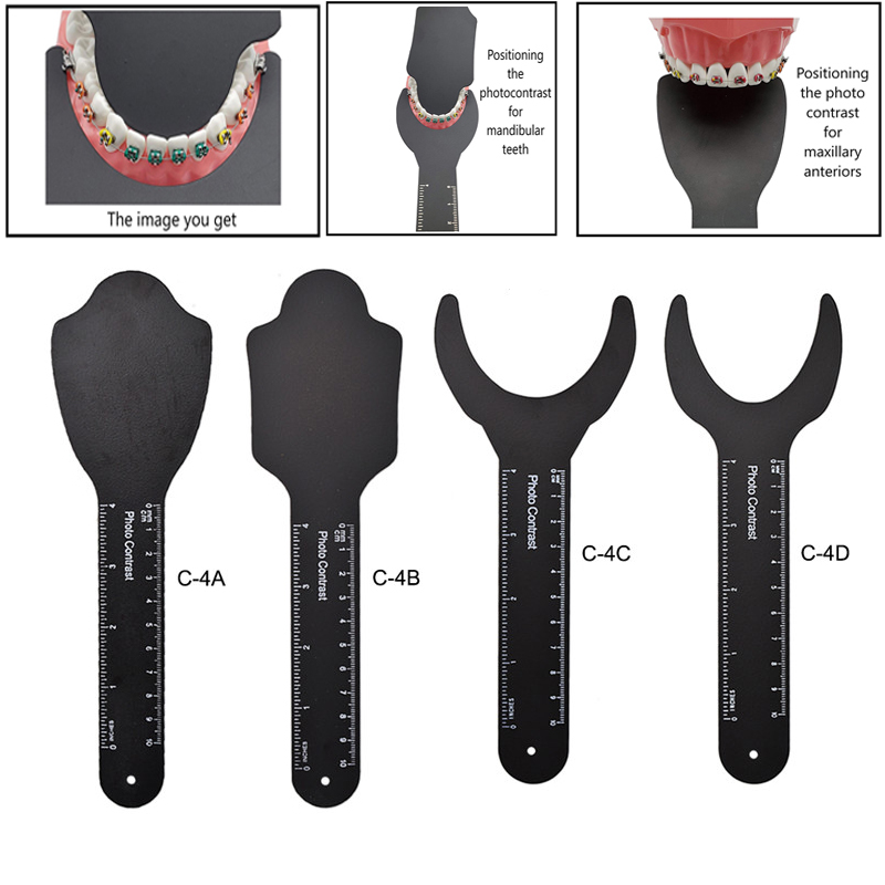 4Pcs/set Dental Photo Contrast - Photographic Memory review and price