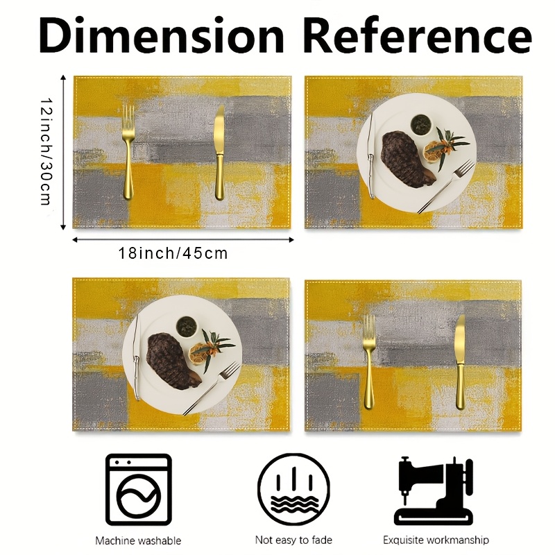VIKAMA Yellow Gray Abstract Oi - Photography Geometry review and price