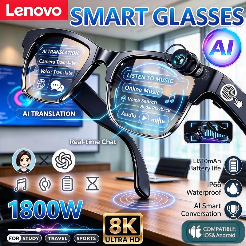 Lenovo 8K HD AI Smart Glasses  - Photography Japanese review and price