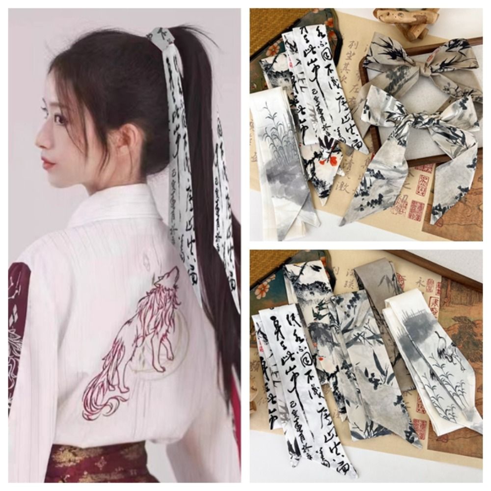 Elegant Long Ink Painting Silk - Photography Geometry review and price