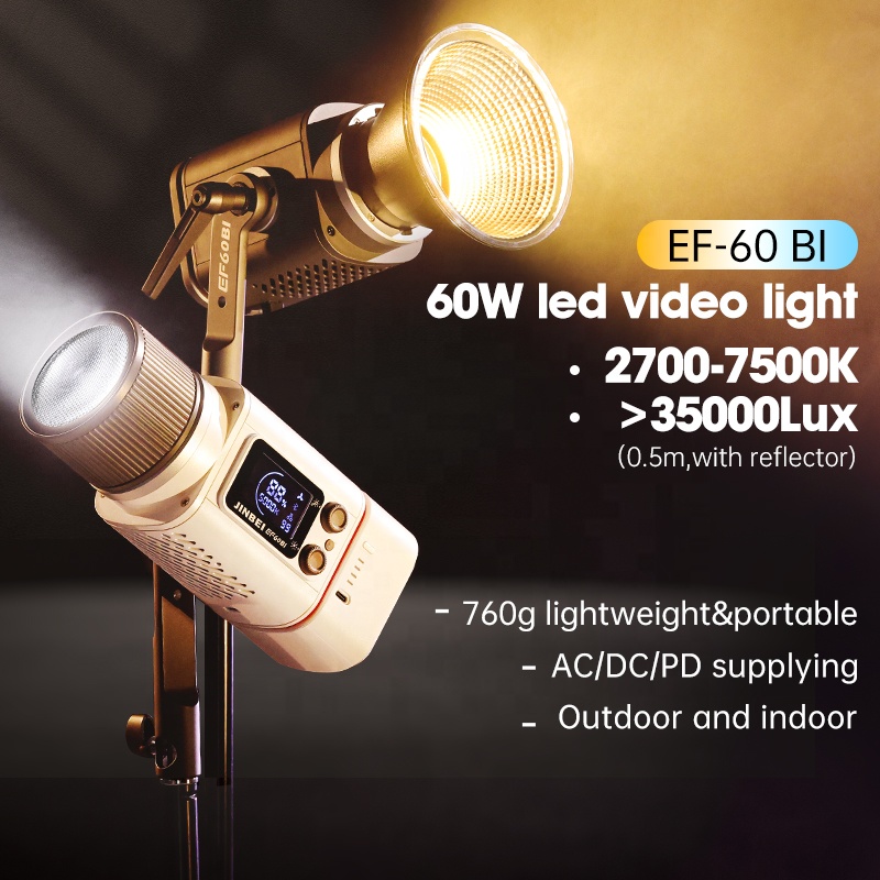 JINBEI EF-60BI 60w Photography - Photography Videos Free review and price