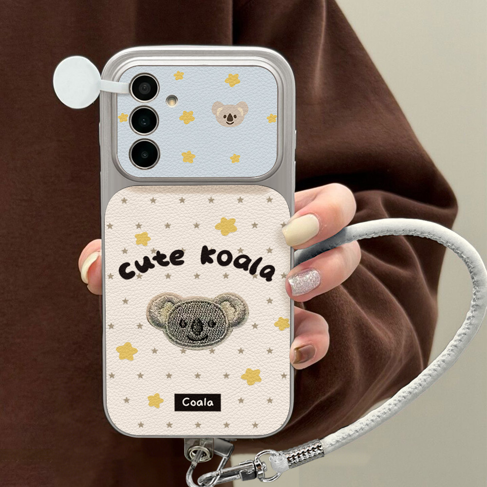 Cute Koala PU Leather Case For - Camera Wrist Strap review and price