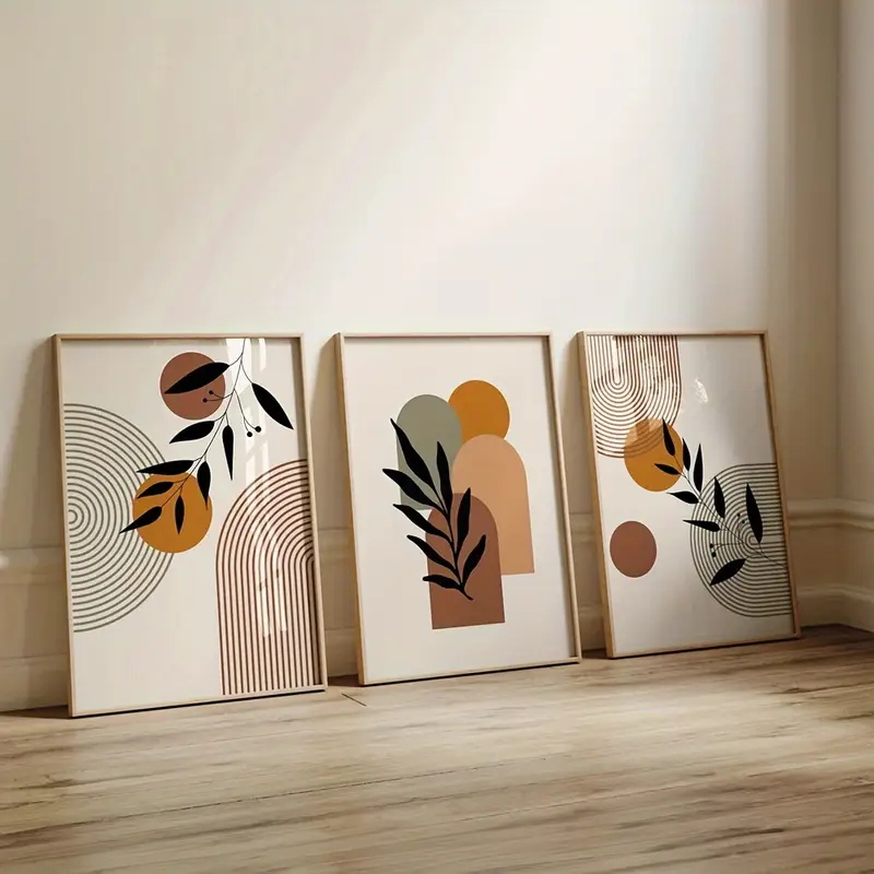 3pcs Bohemian-style Plant Geom - Photography Geometry review and price